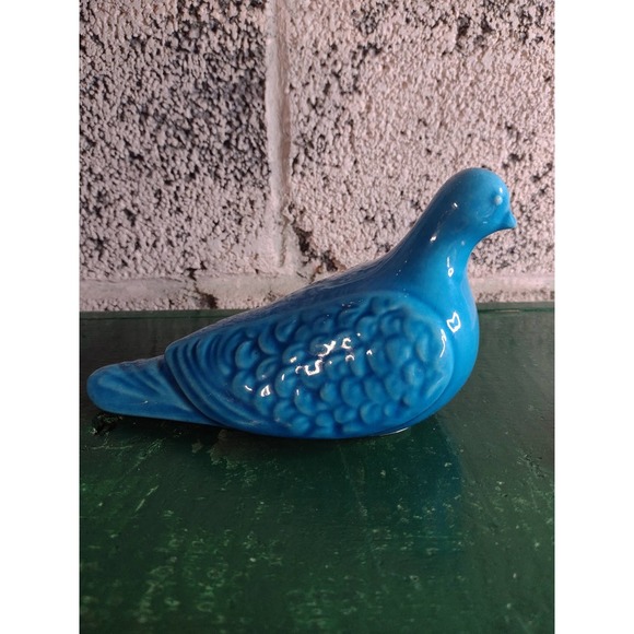 Ceramic Birds,Vintage, Turkish Blue birds,Doves,Set of 4,Family,Signed Turkish - Picture 7 of 9